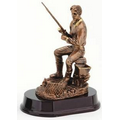 Fisherman Sitting Figurine - 8 1/2"